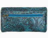 Western Floral Damask Medallion Wallet