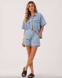 The Piper Light Denim Set