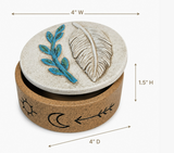 Western Sagebrush Feather Keepsake Box