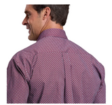 Roper Stetson Collection WIne Print Shirt