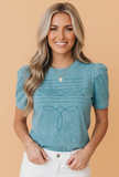 Western Embroidered Mineral Wash Tee