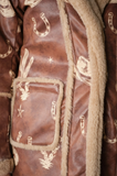 Blue B Western Printed Faux Leather Coat