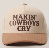 Makin' Cowboys Cry Cap