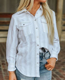 L & B Vintage Stripe Shirt