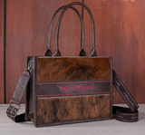 Trinity Ranch Hair on Hide Fringe Tote