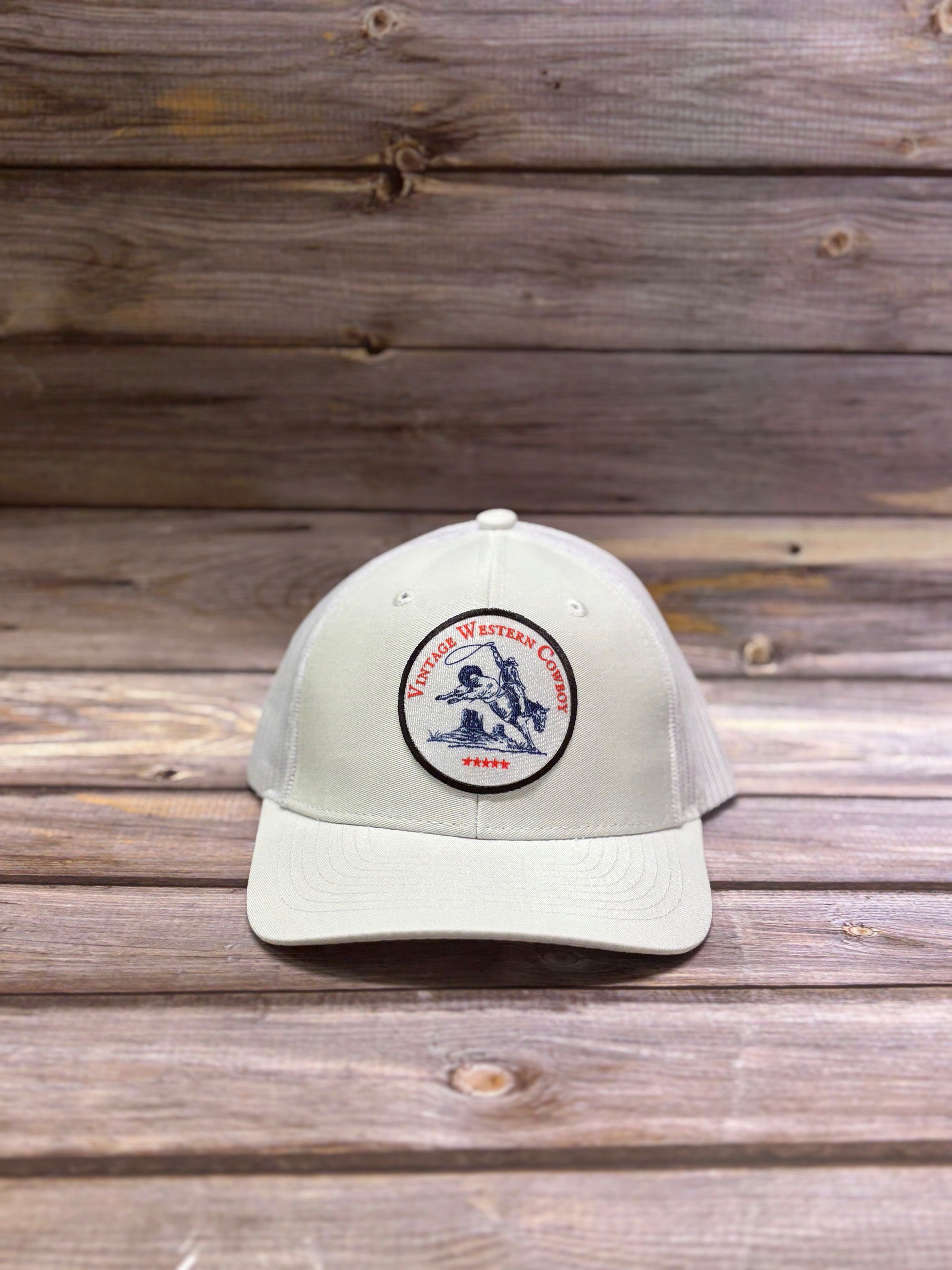 MWW Vintage Western Cowboy Patch Cap