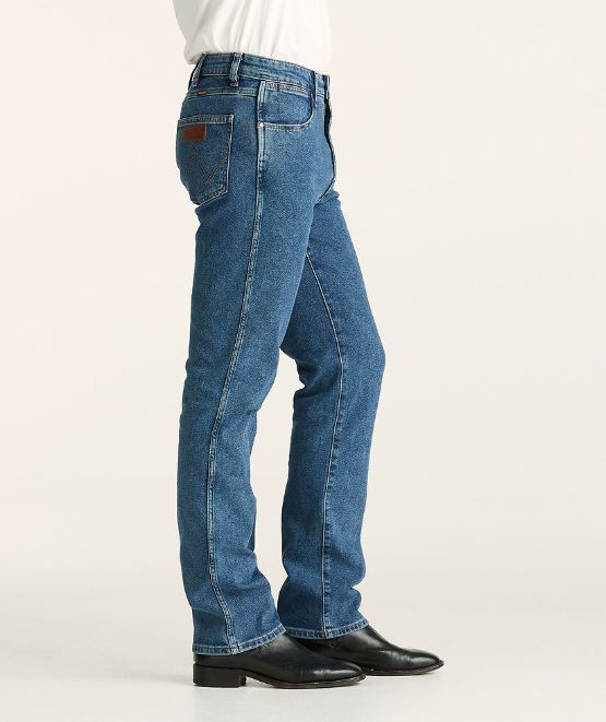 Wrangler blue bell texas stretch jeans heren, Stonewash Mid, 42W x 28L Wrangler blue bell texas stretch jeans heren, Stonewash Mid, 42W x 28L