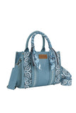 Wrangler Paisley Handbag - Blue