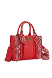 Wrangler Paisley Handbag - Red