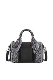 Wrangler Paisley Barrel Handbag - Black