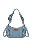Wrangler Paisley Shoulder Handbag - Blue
