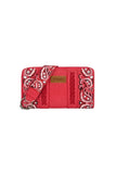 Wrangler Paisley Wallet - Red