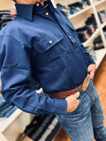 Burke & Wills Flinders Navy Blue Shirt