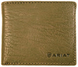 Ariat Bi-Fold Wallet - Logo Dark Brown