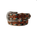 Nocona Womens Hand Painted Floral Belt