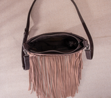 Trinity Ranch Hair on Hide Fringe Tote Crossbody