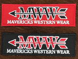 Mavericks Western Wear Stick Hat Patch