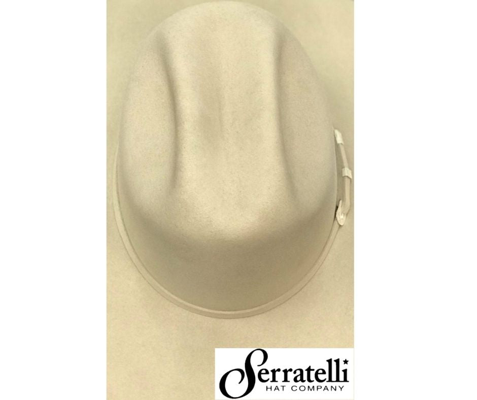 Chapeau Western Serratelli Hat Company Beaumont 6X - Couleur Silver Belly - Taille 7 1/8 - Neuf USA