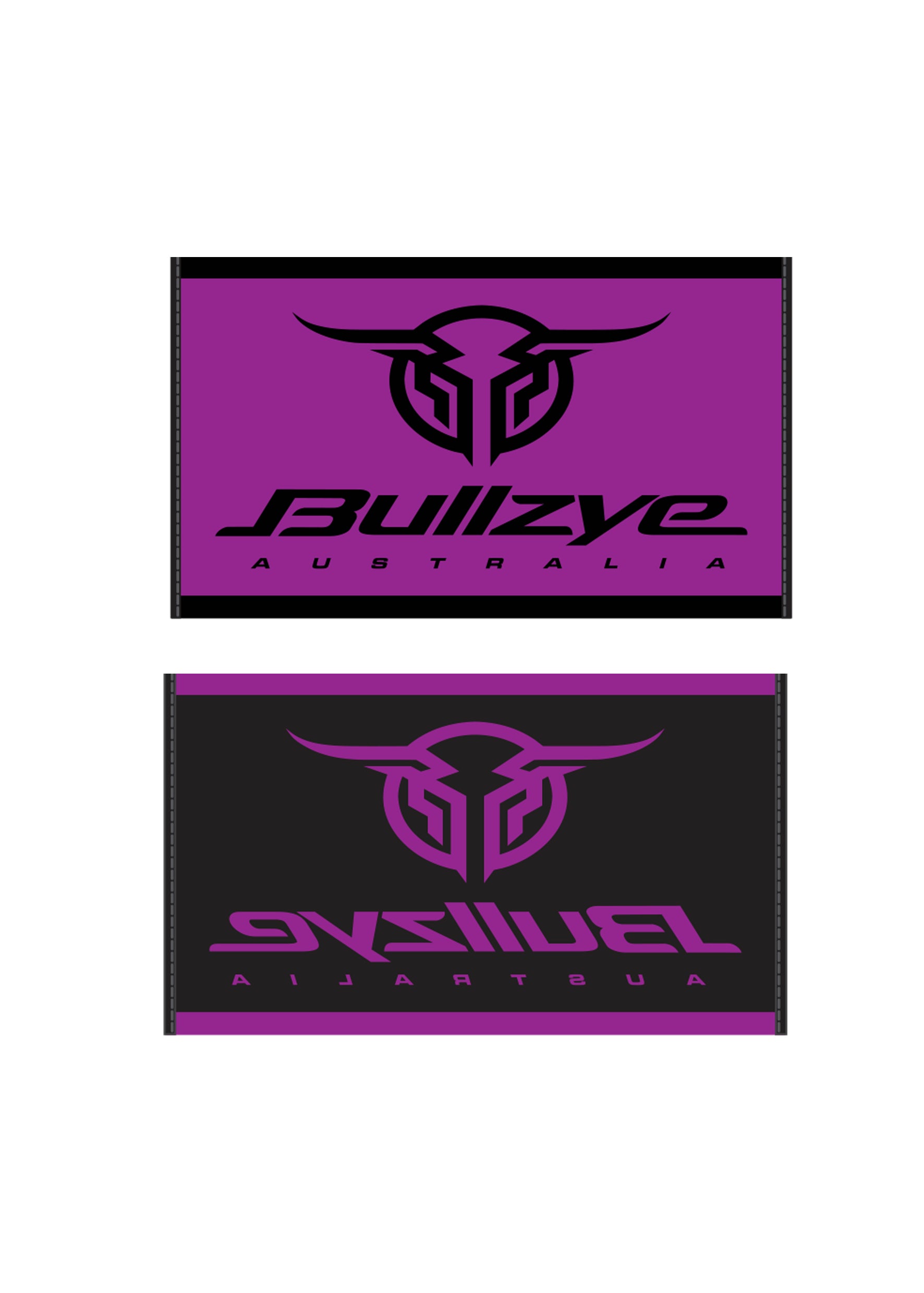 Bullzeye Violet Logo Towel