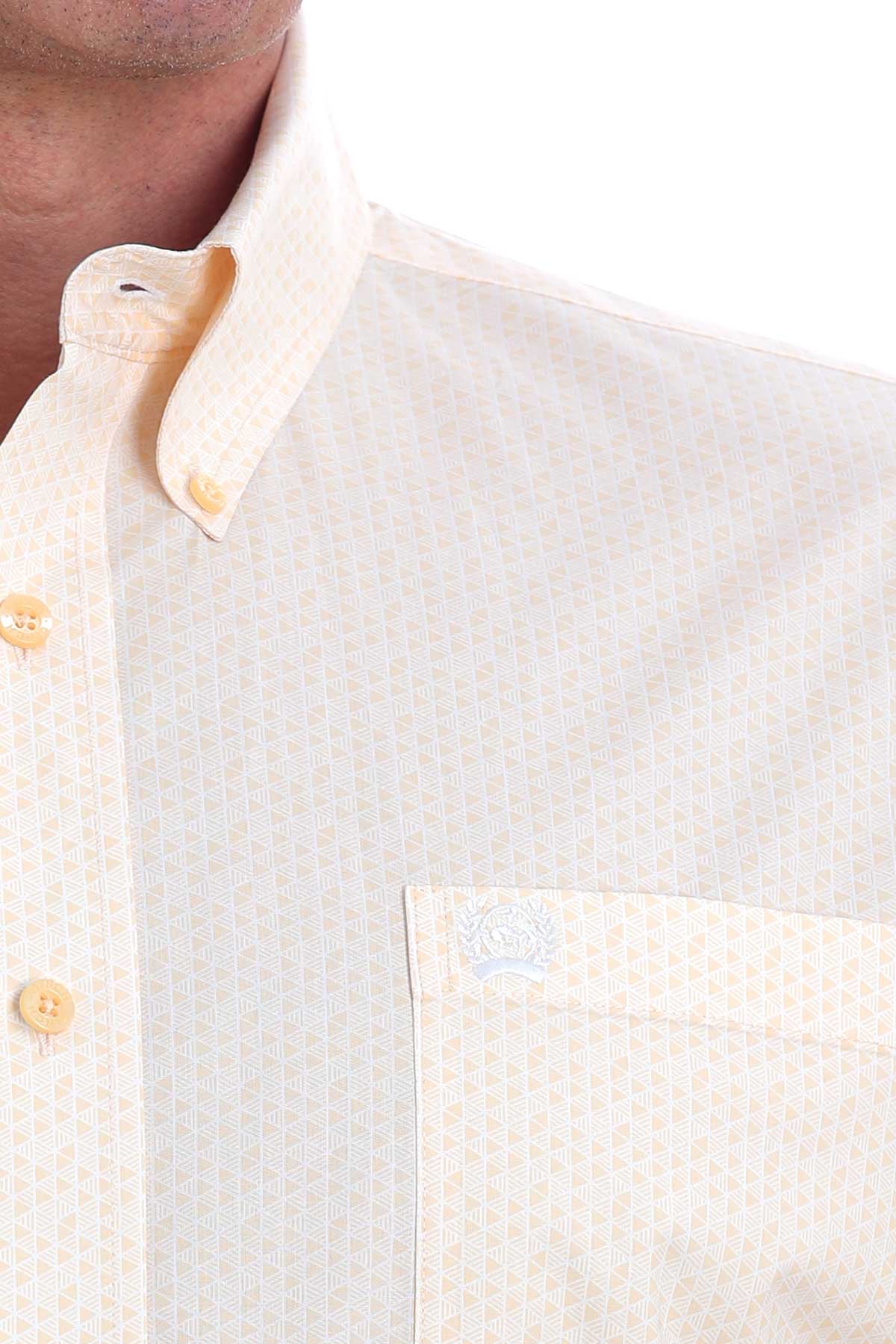 Cinch Classic Fit Gold Triangles Shirt