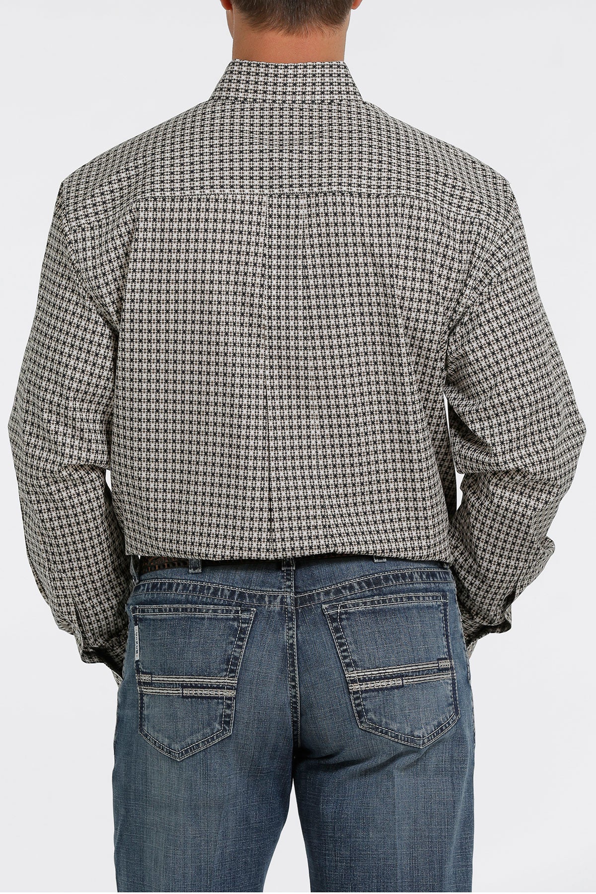 Cinch Khaki Pattern Classic Fit Shirt