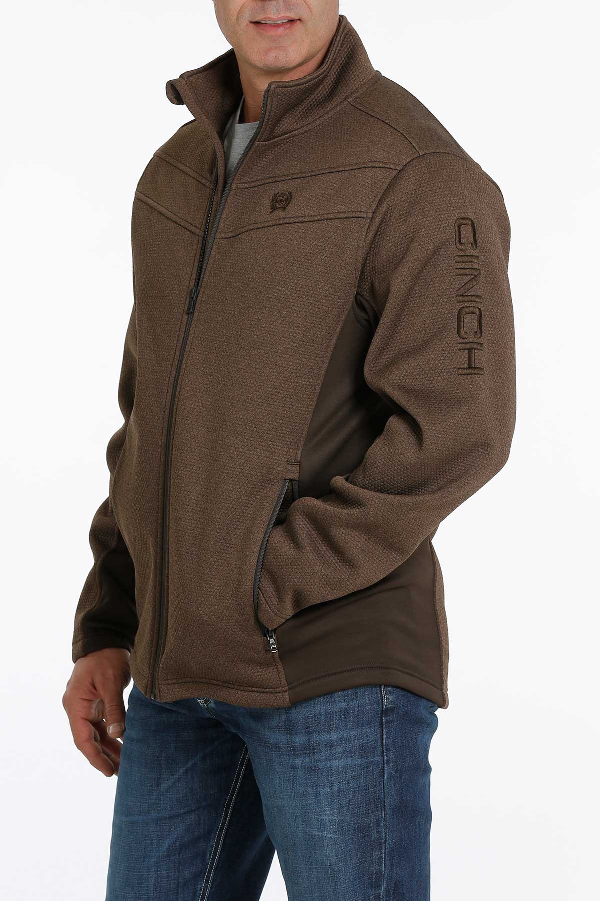 Cinch Brown Sweater Jacket
