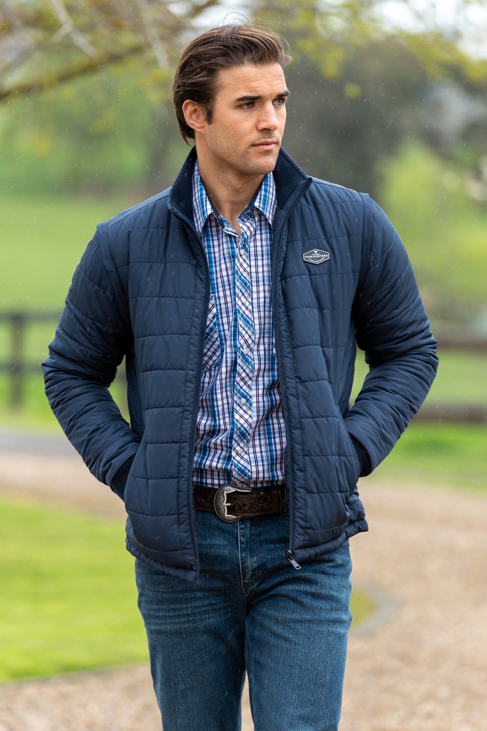 Patterson Reversible Jacket with Removable Sleeves – Mavericks