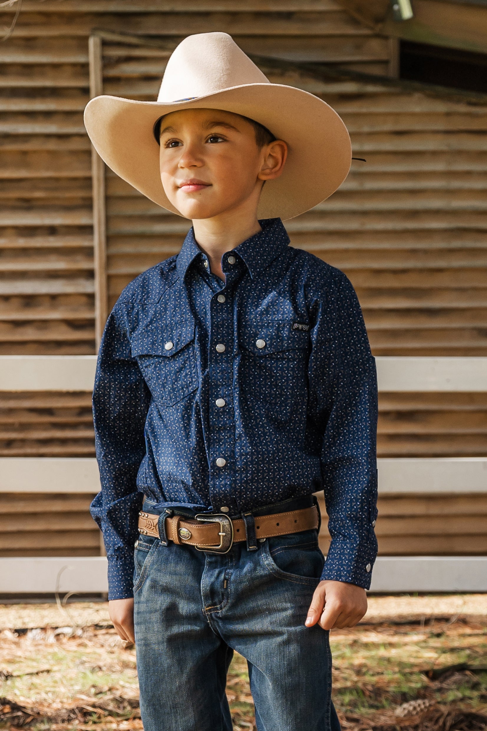 Pure Western Boys Duke Shirt