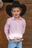 Pure Western Girls Olivia Check Shirt