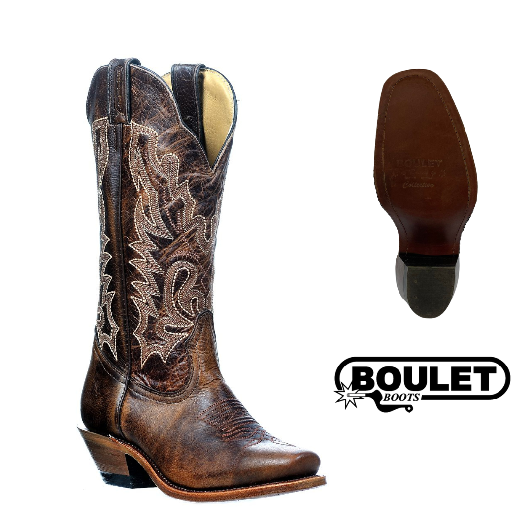 Boulet high top boots clearance