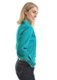 Wrangler Tracey Teal Drill Shirt