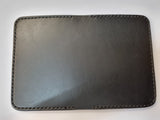Handcrafted Black Leather Card Wallet #5