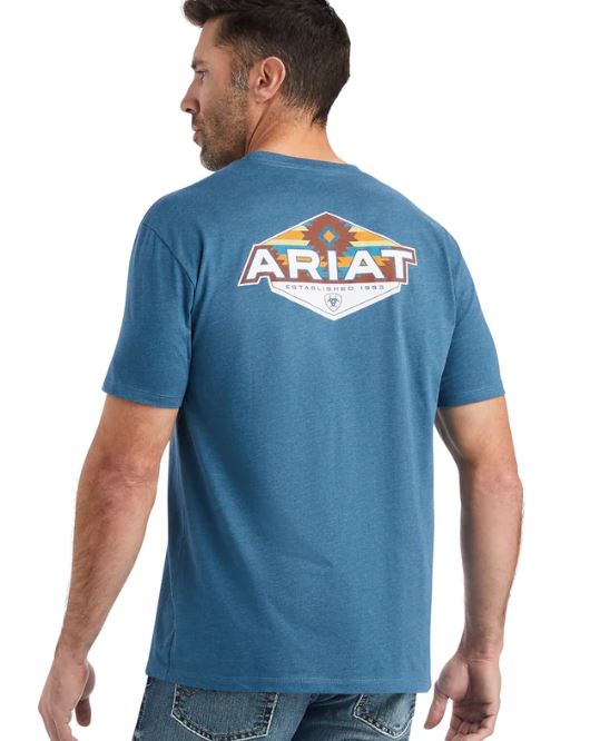 Ariat Mens Hexafill Steel T-Shirt
