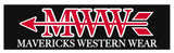 Mavericks Western Wear Large Sticker