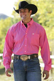 Cinch Solid Hot Pink Shirt