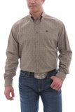 Cinch Classic Fit Tan Diamonds Shirt