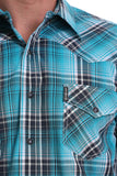 Cinch Modern Blue Check Shirt