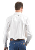 Wrangler White Rodeo Drill Logo Shirt